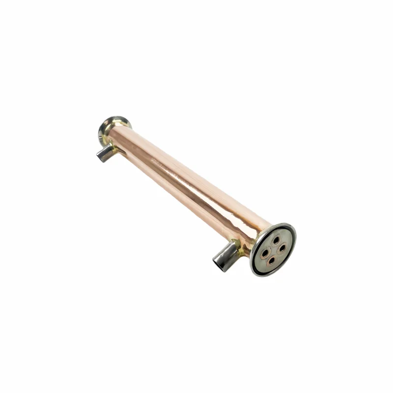 1.5"(38mm) OD50.5mm,TC Copper Condenser,L-300mm,4 Pipes Inside, 1/4" Male Or Female Thread,Reflux,Dephlegmator For Distillation