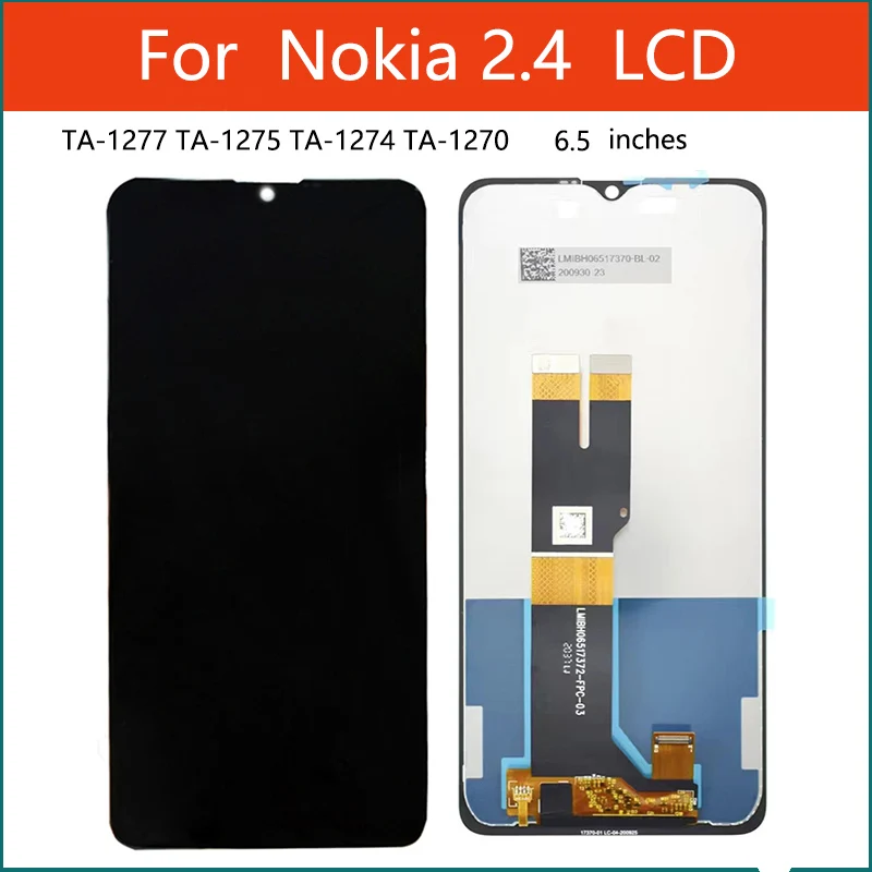 

ЖК-дисплей с сенсорным экраном дигитайзер для Nokia 2,4 TA-1277, TA-1275, TA-1274, TA-1270