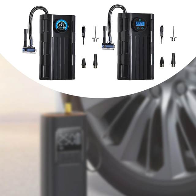 Car Tire Inflator Multifunctional Stable Performance Vehicle Accessories Plug and Play 12V Air Pump for Tires for Bike Ball