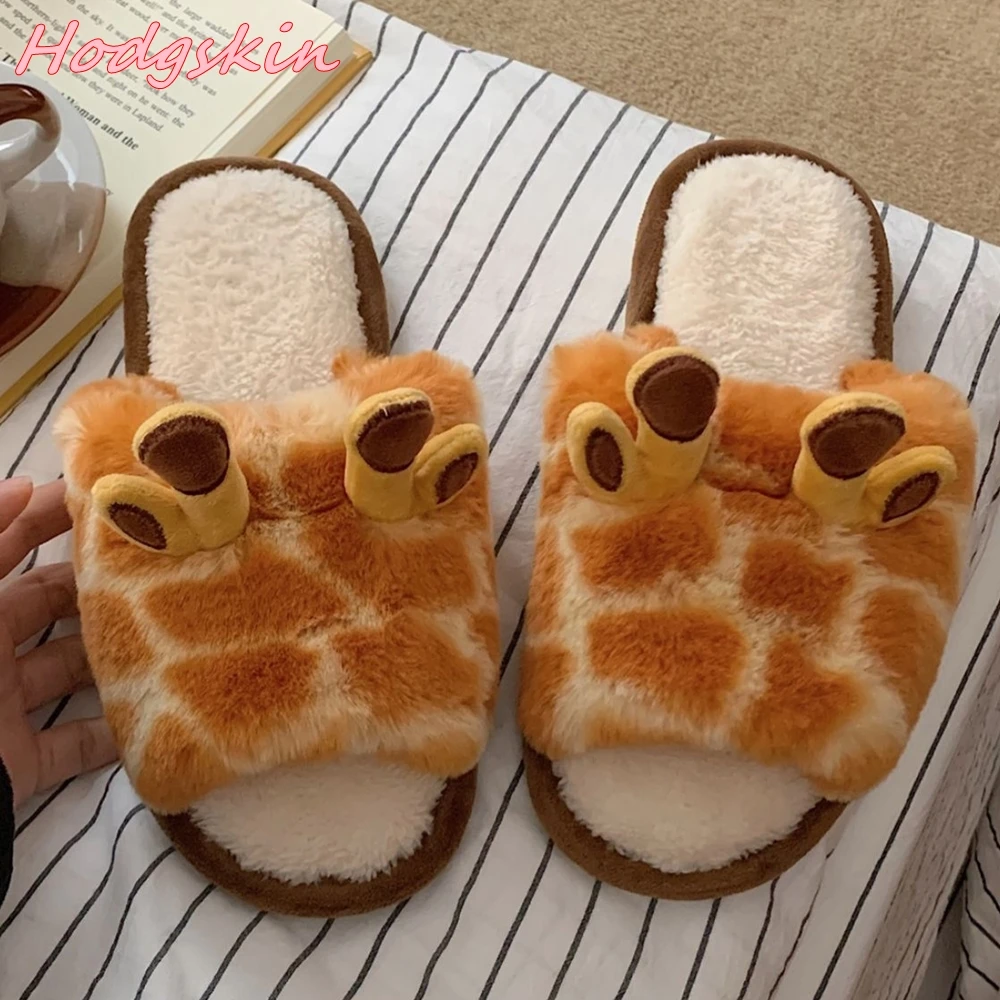 Autumn Winter Women Slippers Round Toe Slingback Slip On Flat with Shoes 2024 Mixed Colors Newest Warm Women Cotton Shoes