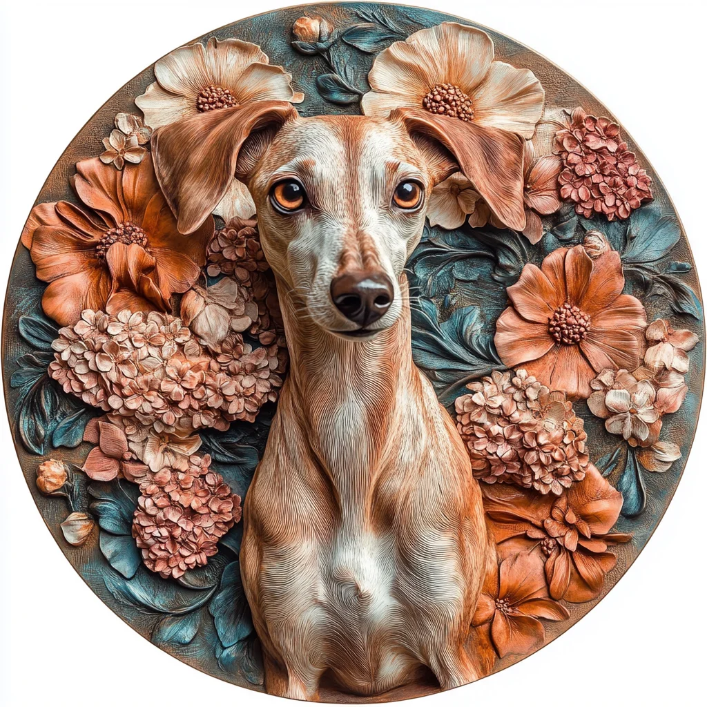 premium-circular-aluminum-pet-memorial-tombstone-for-italian-greyhounds