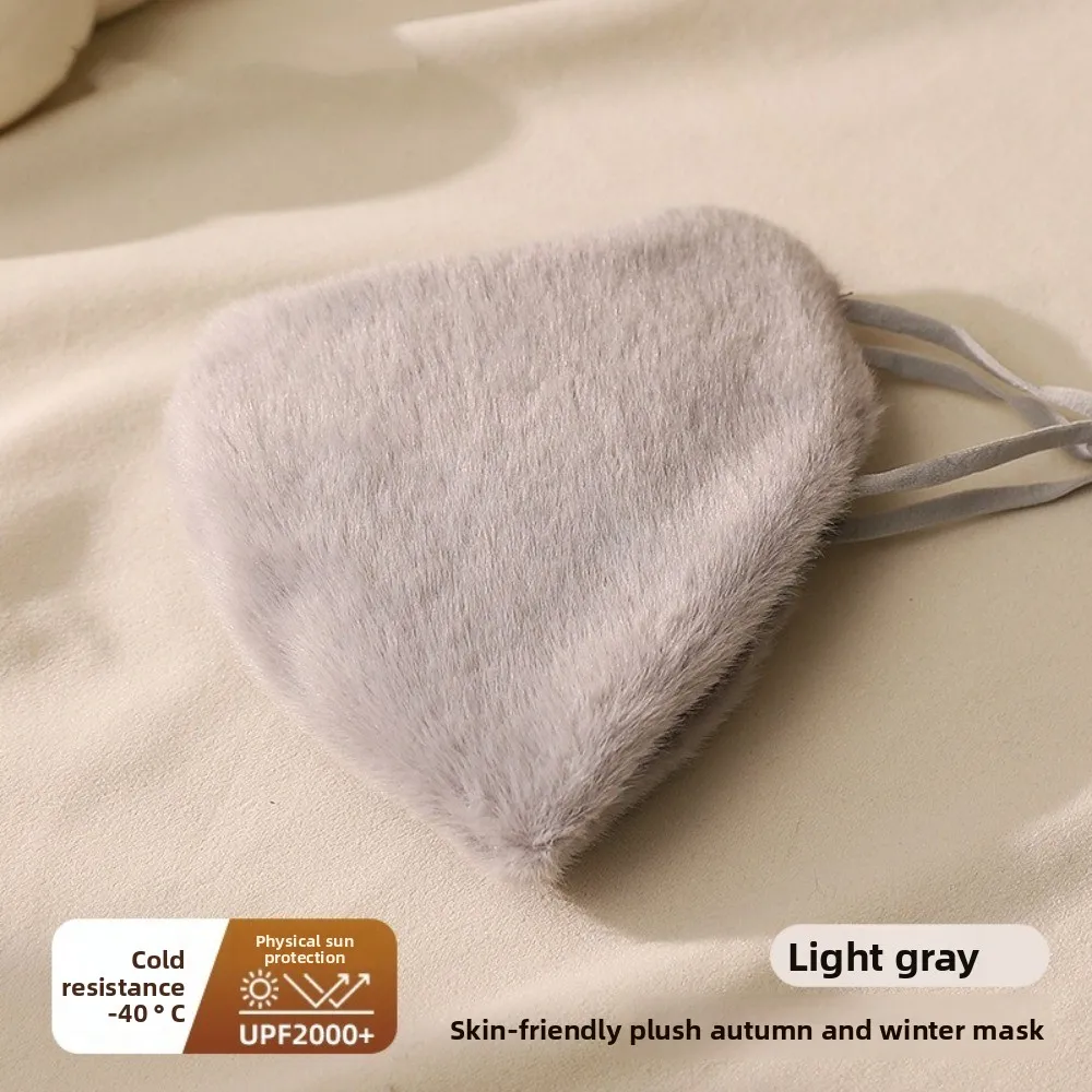 Fashion Winter Warm Face Mask Thickened Windproof Sunscreen Cycling Mask Breathable Fleece Lined 3D Mask Unisex