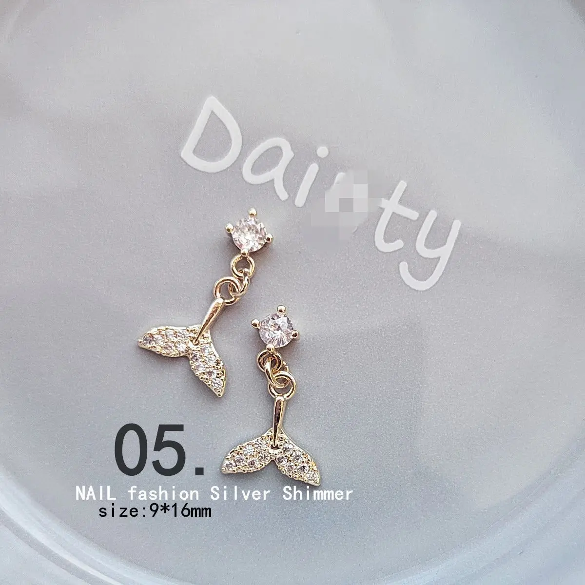10pcs Summer Mermaid Conch Shell Starfish Nail Art Parts Zircon Crystal Manicure Nails Accesorios Supplies Decorations Charms 6