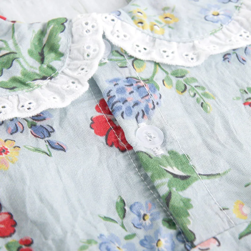 Cute Baby Girls Floral Lace Bodysuit