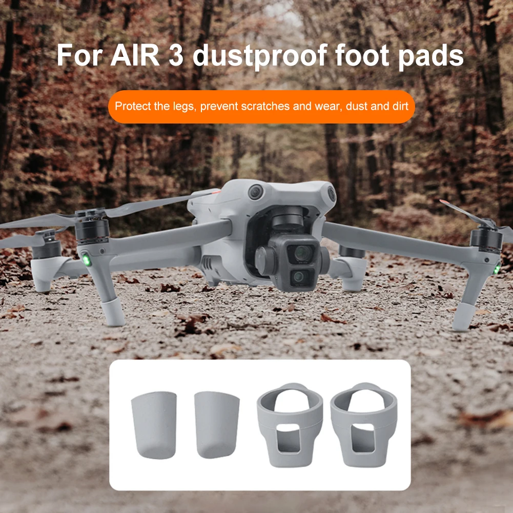 Description Picture 4 of itemSilicone Leg Extended Support Heightened Landing Gear Dustproof Tripod Extension Support Tripod Protector for DJI Mavic Air 3