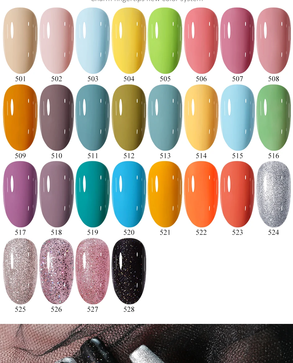 Arte Clavo 15ml Gel-Nagellack Neon Braun Königsblau Rot Grün Nude Nail Art Lack Gel-Lackierung Top Coat UV-Gel-Nagellack – Detail 8