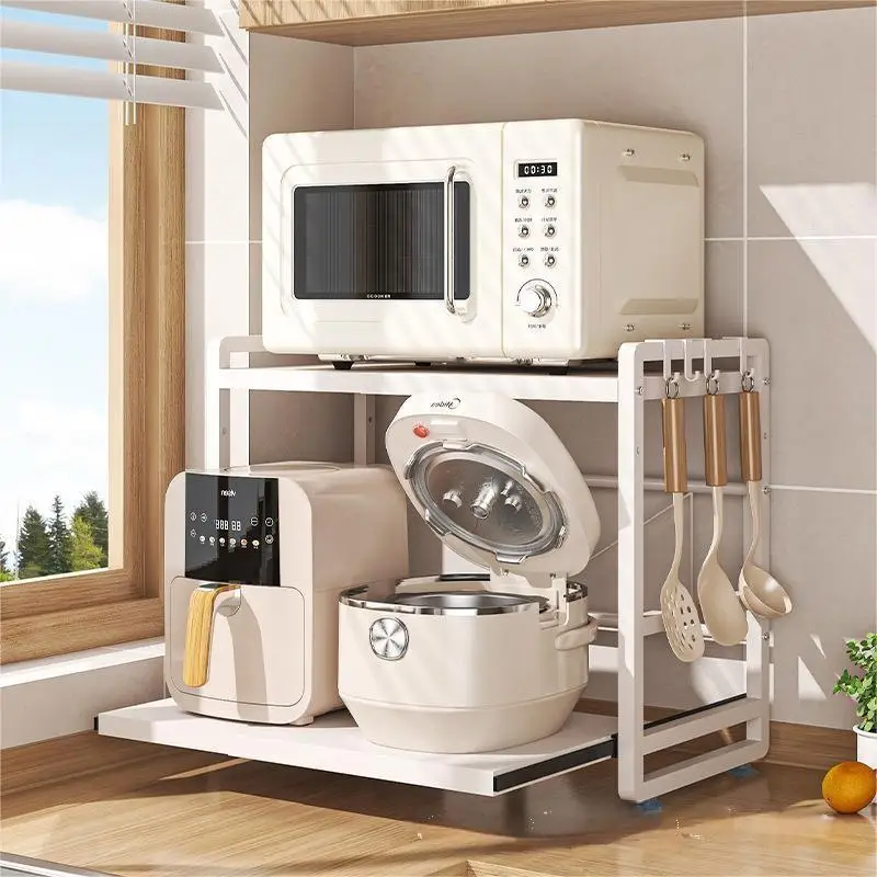 Porta Spezie Da Appendere HUOLE Supporto Mensola Ripiano Della Cucina Del Forno 2 Livelli Supporto Per Forno A Microonde A 2 Ripiani Mensola Angolare