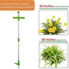 Weed Puller Long Handle Stand Up Weeder Garden Weeding Tool Weed Hound Weed Puller For Dandelion,, Standup Weed Root Grabber 6