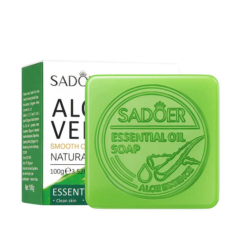 Aloe Vera Smooth Cleansing Natural Soap Cleansing Smooth Handmade Essential thumbnail 5