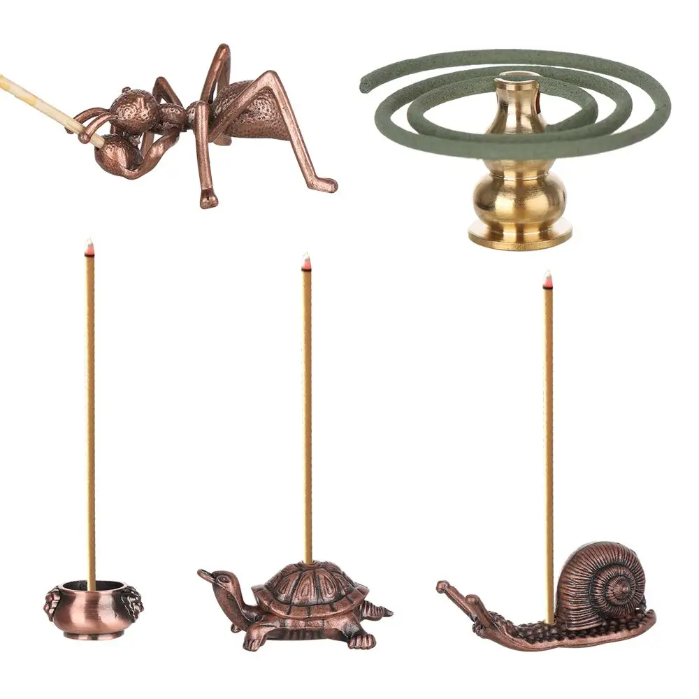 

1PC Aromatherapy Base Snail Turtle Shape Incense Censer Stick Holder Burner Stand Incense Holde Teahouse Accessory Home Decor