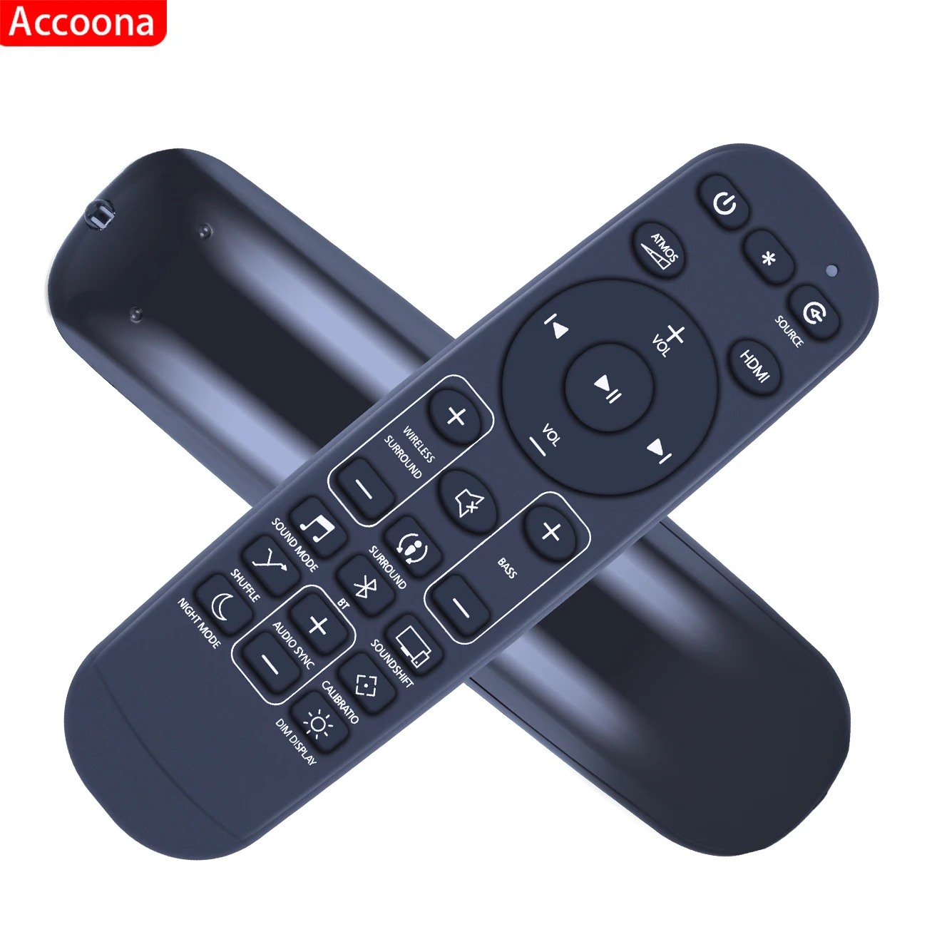 VINABTY Nuovo Telecomando Per JBL Bar 2.1/3.1/5.1 Soundbar, Compatibile con JBL Bar 2.1/3.1/5.1, Telecomando di Ricambio