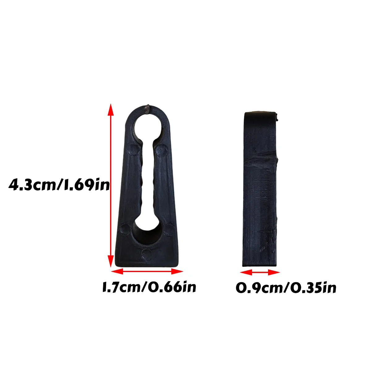 Door Lock Damper Deadener Shock-Absorbing Damping For Chevrolet Aveo T 250 2007 Toyota RAV4 XA30 2001-Land Cruiser