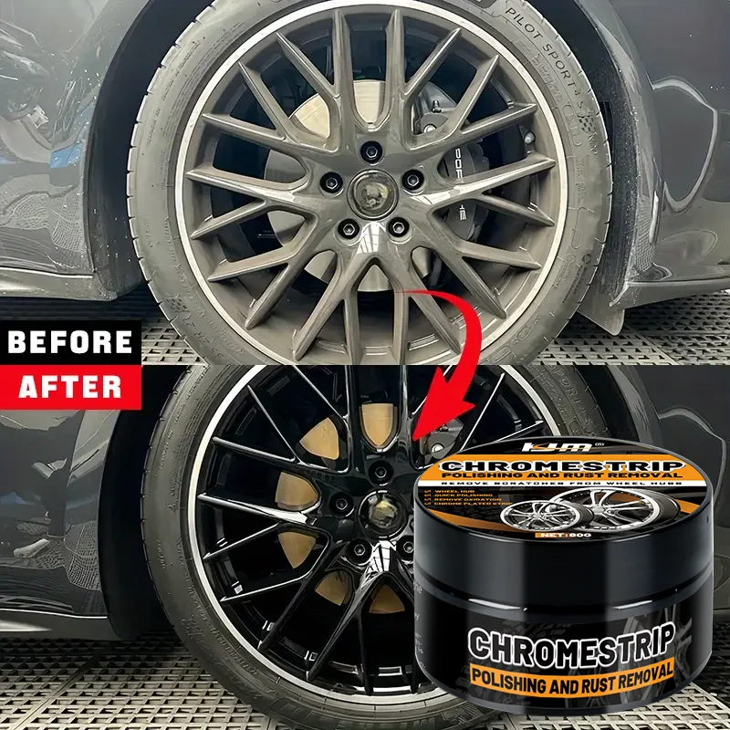 Wheel Repair Kit 80g Scratch & Rust Remover with Polishing Paste Car