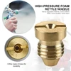 Foam Cannon Orifice Nozzle Tips Car Wash Nozzle Copper Foam Pot Nozzle 1.0/1.1/1.15mm Foam Orifice Nozzle Car Wash Cleaning Tool 3