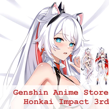Наволочка Kiana Cosplay Dakimakura Honkai Impact 3, крутой мужской обнимающий чехол Otaku на все тело, наволочка Peachskin 2way, чехол-подушка