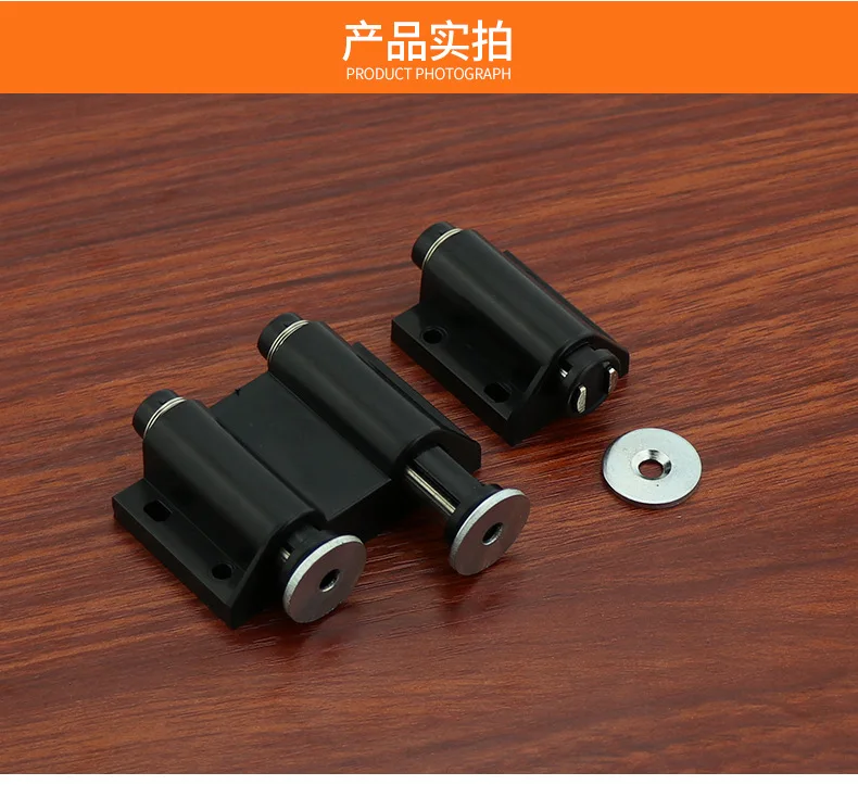 Description Picture 6 of itemBlack single door double door rebounder hidden cabinet rebounder Damper wardrobe cabinet rebounder door closer cabinet doors