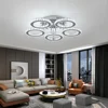 Modern Flush Mount Crystal Chandelier 4