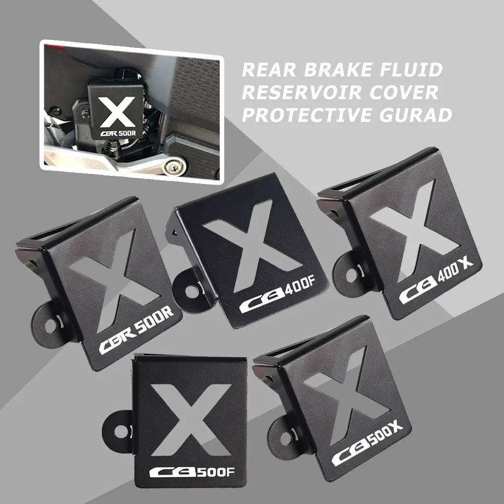 

Motorcycle Rear Brake Fluid Reservoir Cover Protective Gurad FOR Honda CB500X CB 500 X F CBR500R 2019 2020 2021 CB400X CB400F