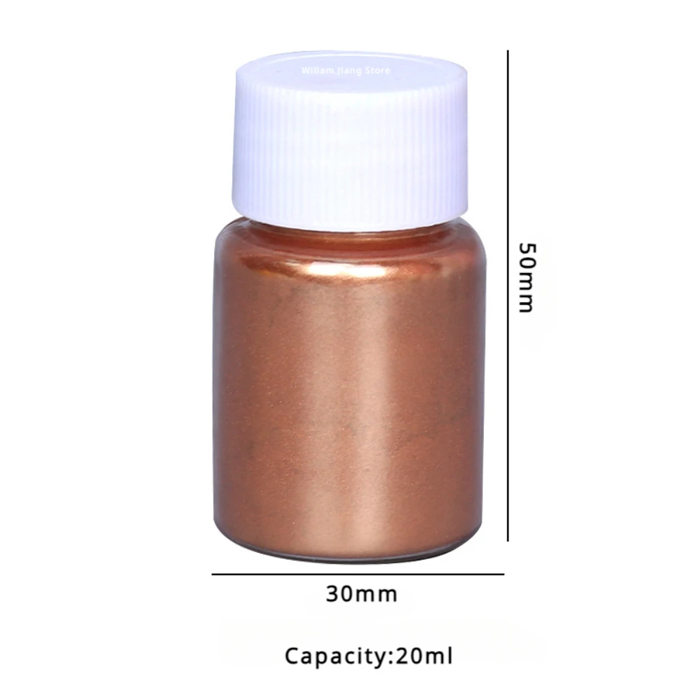 10g Bottle Pigment Bright Mica Powder Epoxy Colorant Makeup Bath Bomb Soap Candle Making Powder Pigment 7 Colors Dye for Candles epoxy resin pigment candle dyes pigment soy candle wax pigment mica powder pigment candle dyes kit pearl pigment