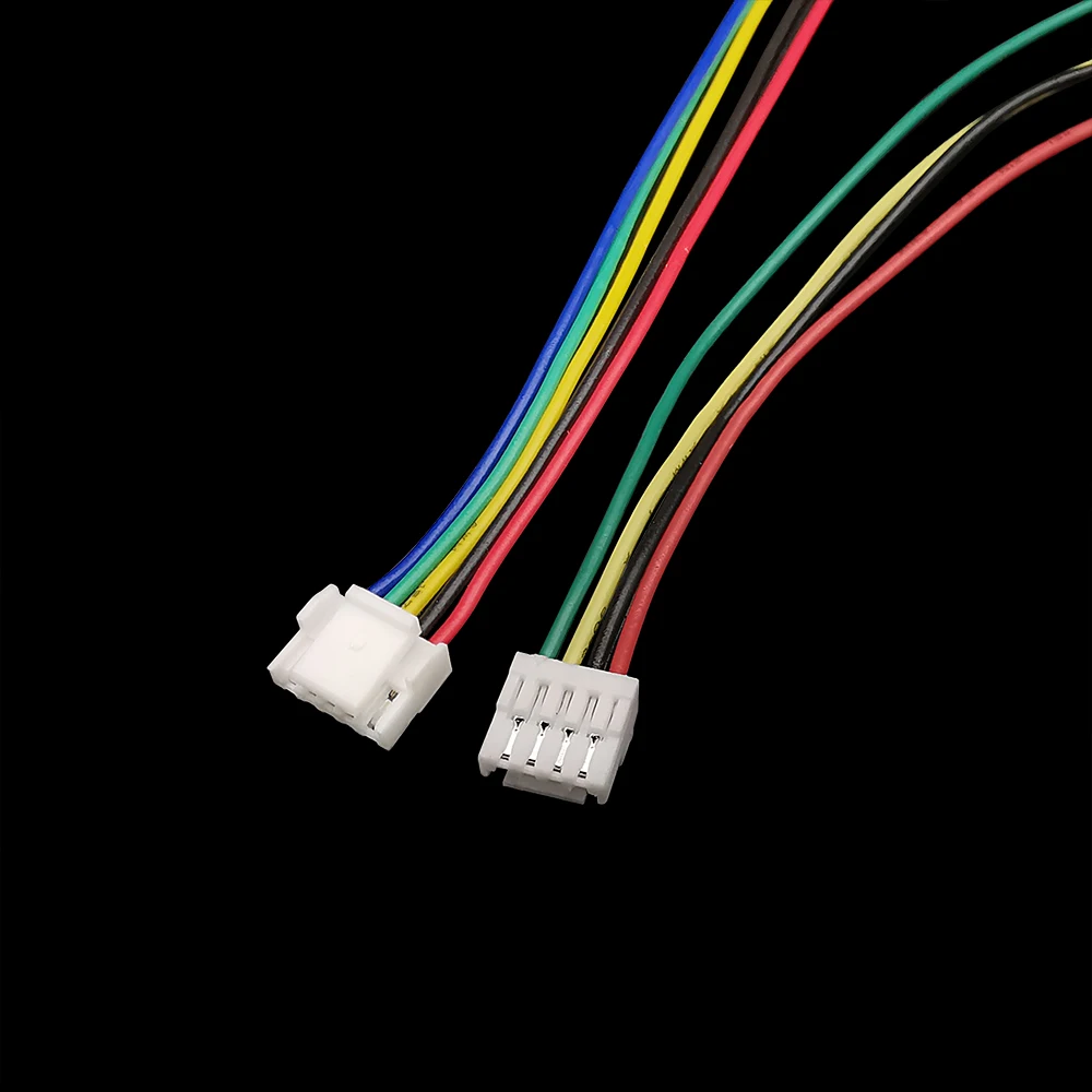10Pcs JST GH 1.25 1.25mm 2/3/4/5/6/7/8/9/10Pin 수 플러그 케이블 와이어 커넥터 단일 이중 헤드 전선 150mm 28AWG