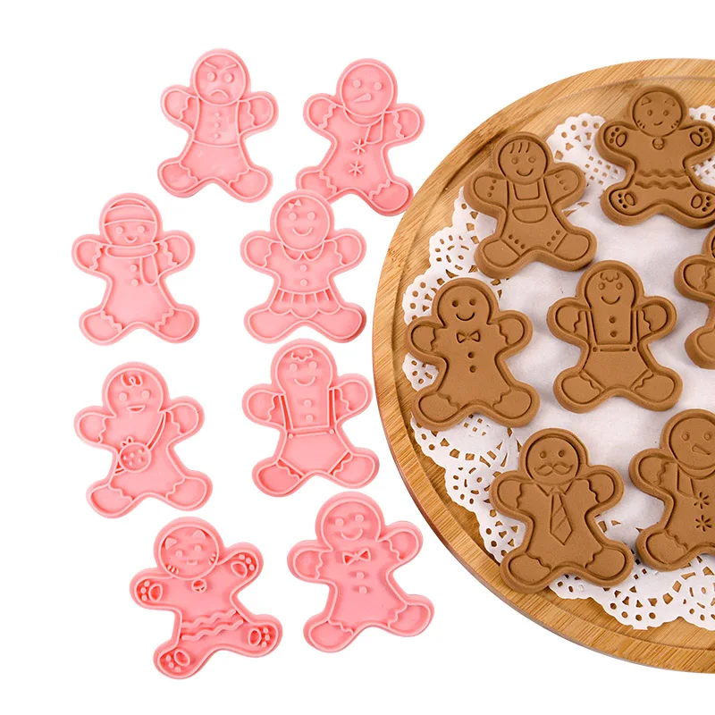 4 PC Fitted Puzzle Pieces Cookie Cutter Set 
