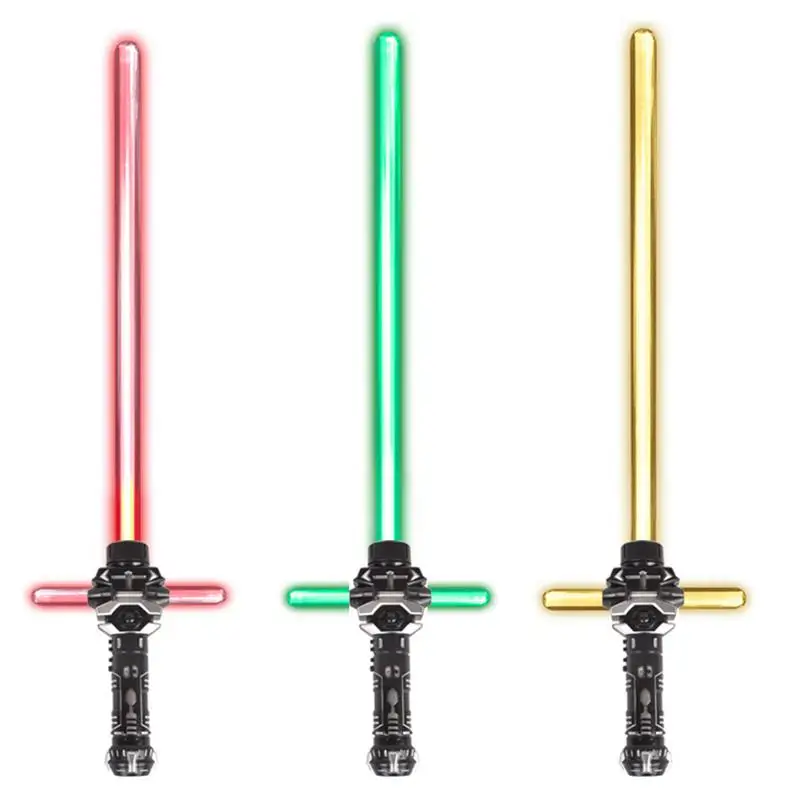 New Rainbow Lasers Extendable Light Up Toys Flashing Wands Led Sticks Party Flashing Lasers-Induced Discoloration