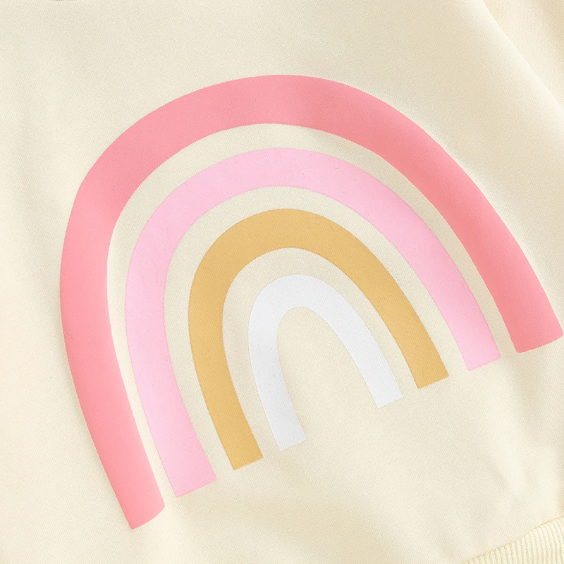 Toddler Rainbow Sweater & Pants Set 6