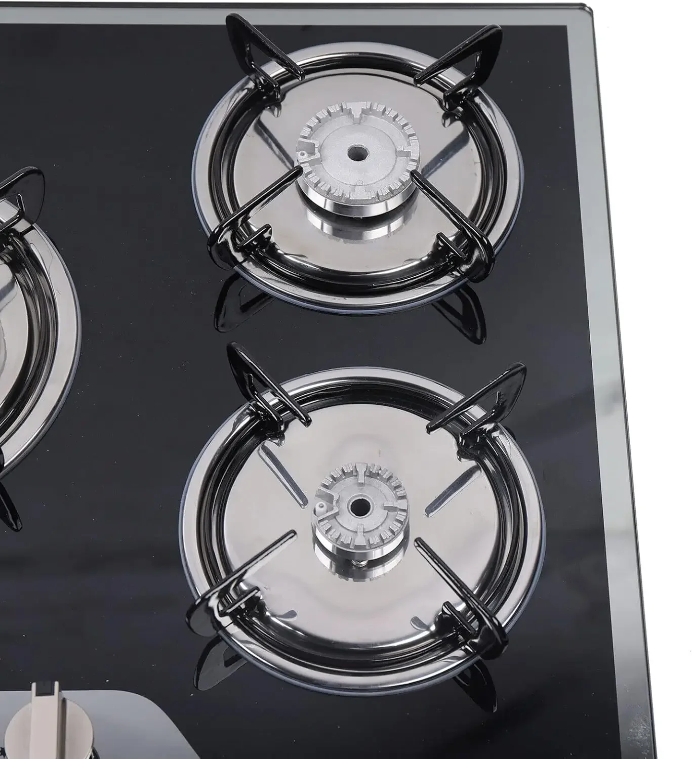 Cooktop 23'' 30 Inch 35'', Built-in NG/LPG Convertible Gas Cooktops 4 Burners 5 Burner Gas hob, Gas Countertop Plug-in with Temp 4