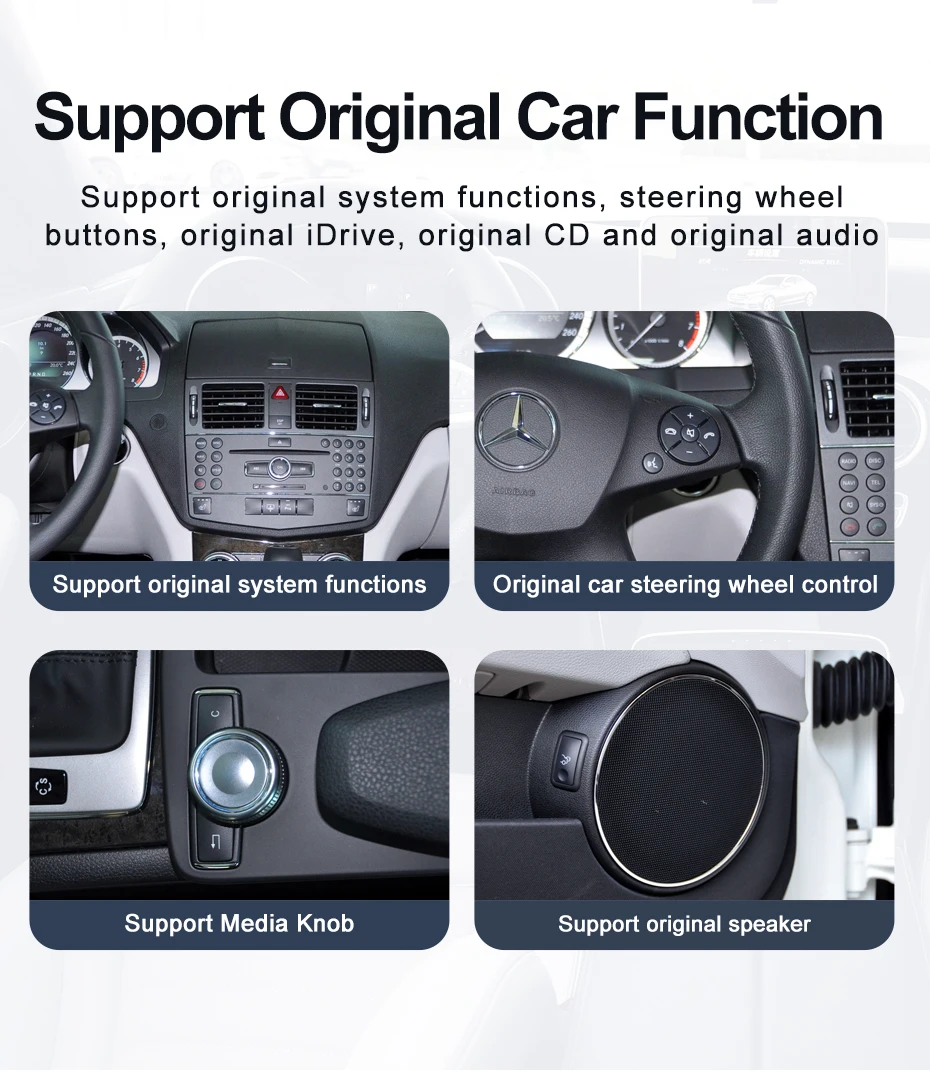 2024 New Car Multimedia Wireless Android AUTO CarPlay 10.25inch 12.3inch Screen
