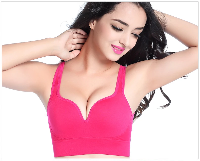 Soutien-gorge Sans Armatures Pour Femmes, Sans Couture, Push-up, Haut