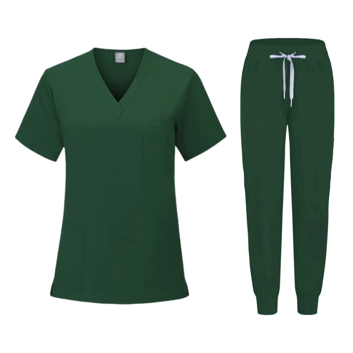 Multicolor Beautician Lab Workwear Solid Color Beauty Salon Nursing Uniforms Pet Clinic Scrubs Uniforms Work Clothes Wholesale