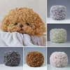 50g/Roll Polyester Knitted Curled Teddy Yarn Plush Wool Soft Line Hand Woven Crochet Sweater Scarf Weaving Doll Thread Material 1