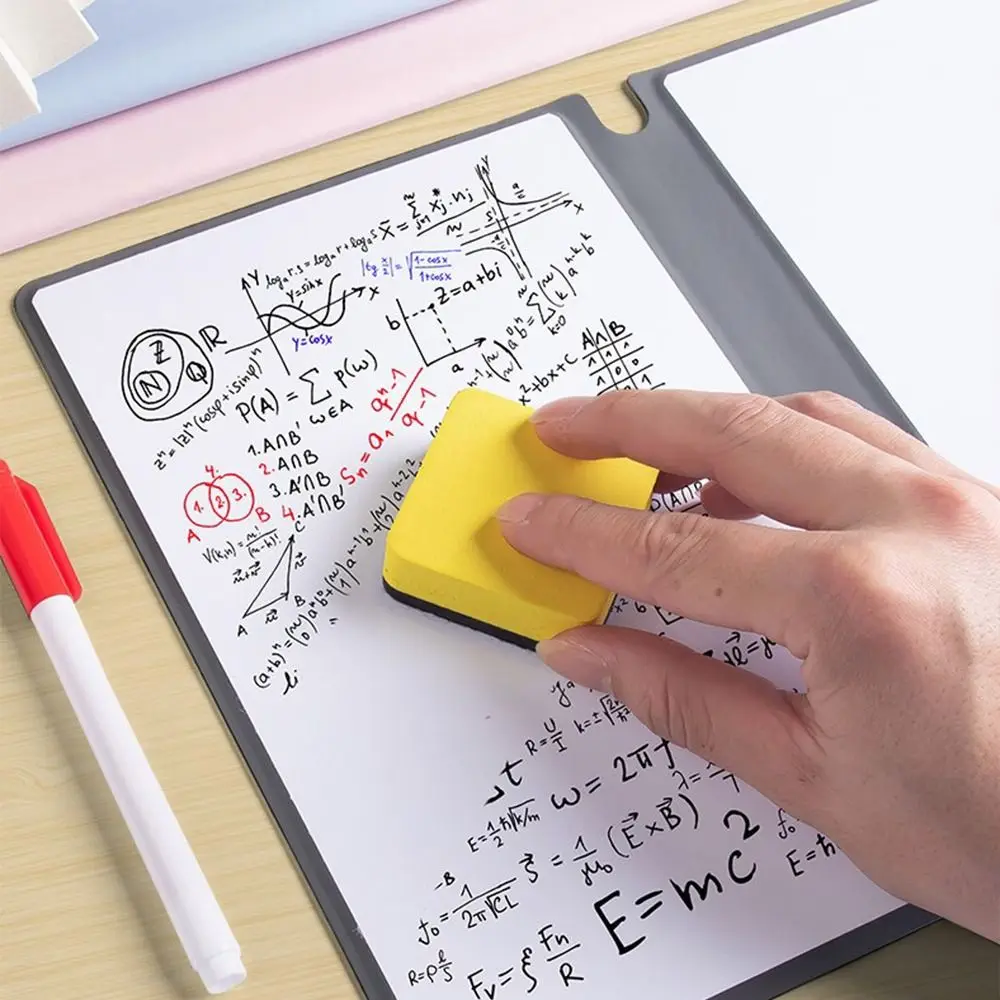 

Professional Reusable A4/A5 Memo Whiteboard Portable Daily Schedule Draft Board Erasing Trendy PET Office Notebooks