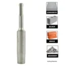 1Pc SDS Plus Ground Rod Driver 12mm Earth Stake Hammer Drill Grounding Rod Metal Ground Rod Driver Power Tool 3