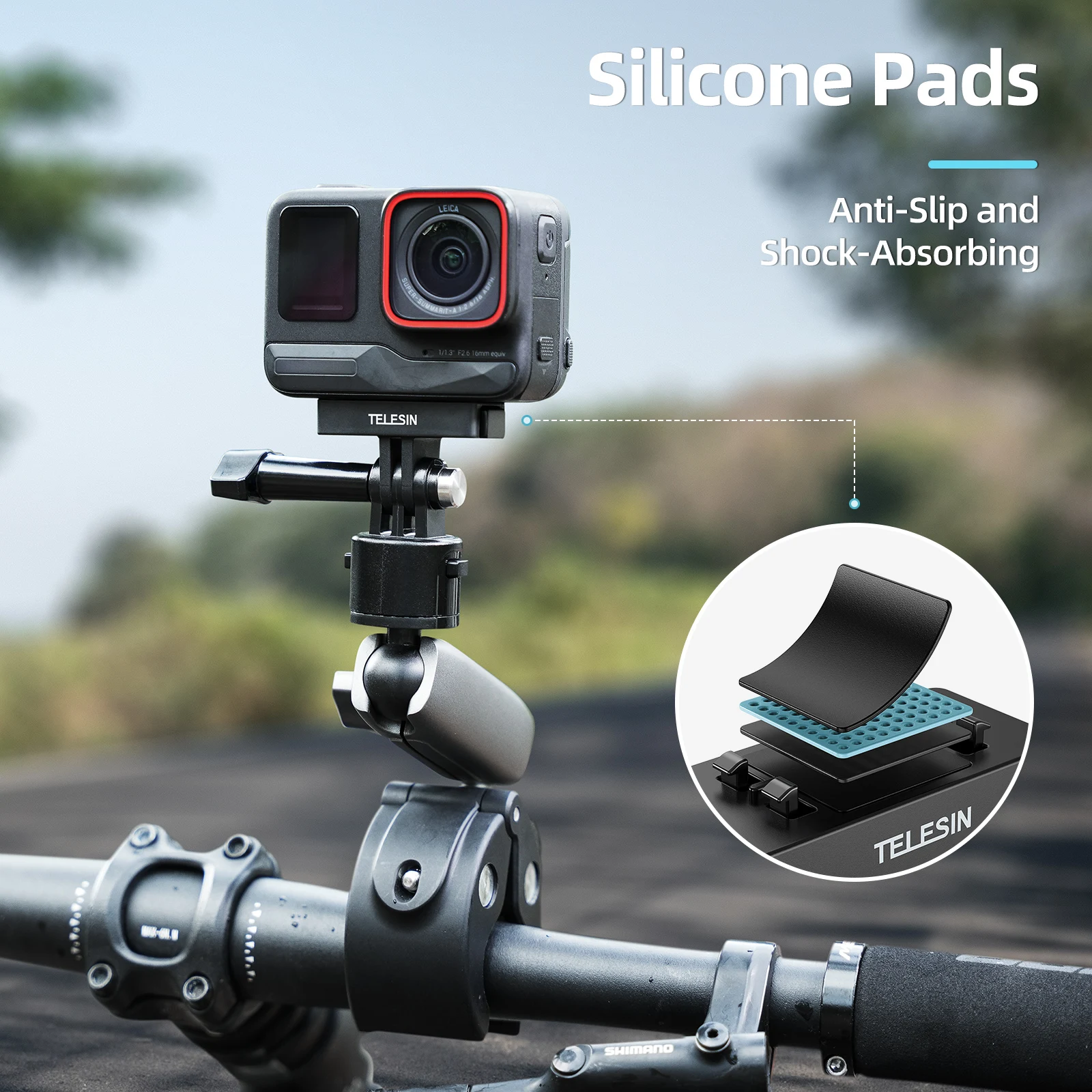 Magnetic Two Claw Adapter Action Camera Accessories For Insta 360 Ace Ace pro Adapter