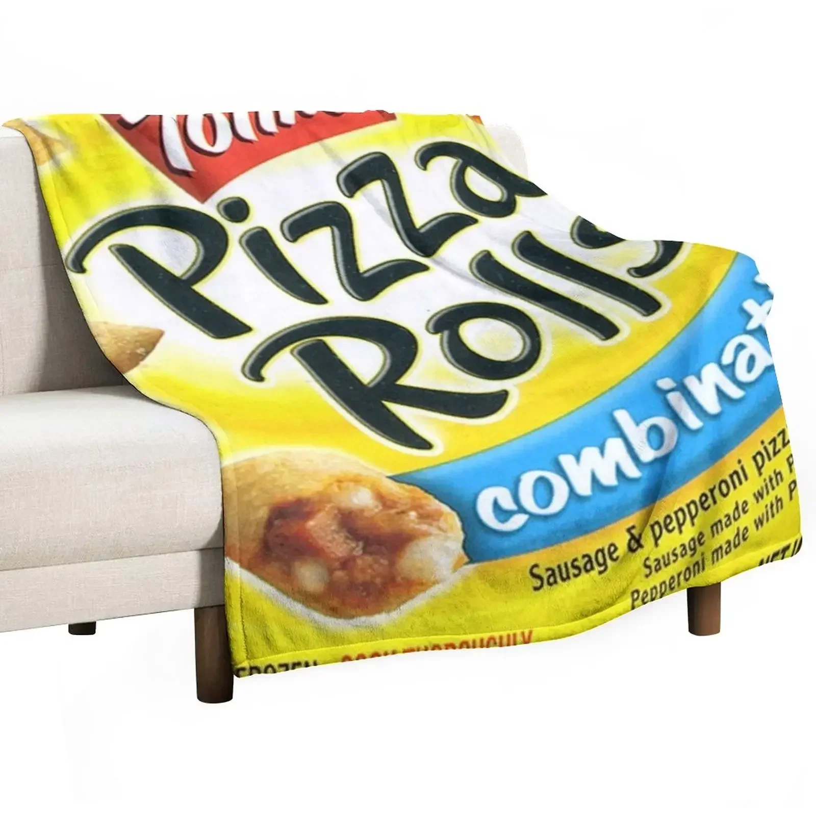 

Pizza Rolls Combination Throw Blanket For Decorative Sofa Decorative Throw Blankets