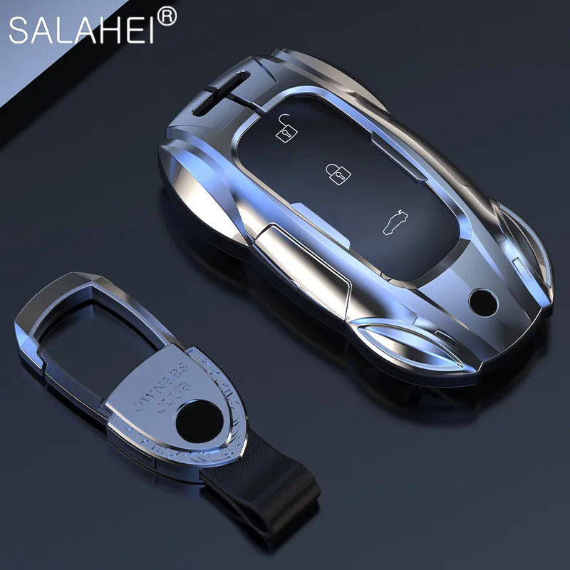 

Zinc Alloy Car Key Case Cover Holder Key Bag Shell Protector For Leading Ideal Li One L9 2022 Keychain Auto Interior Accessories