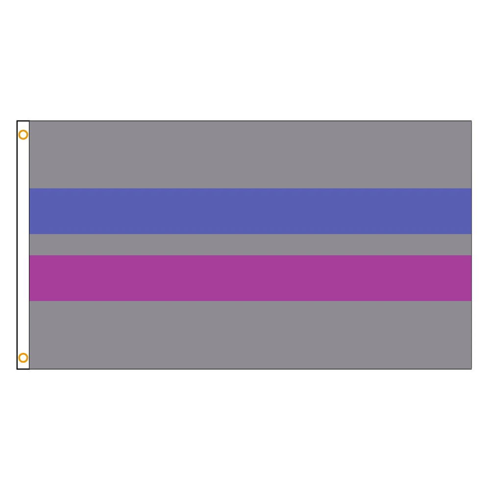 

90x150cm Adrogynous Gay Pride Flag