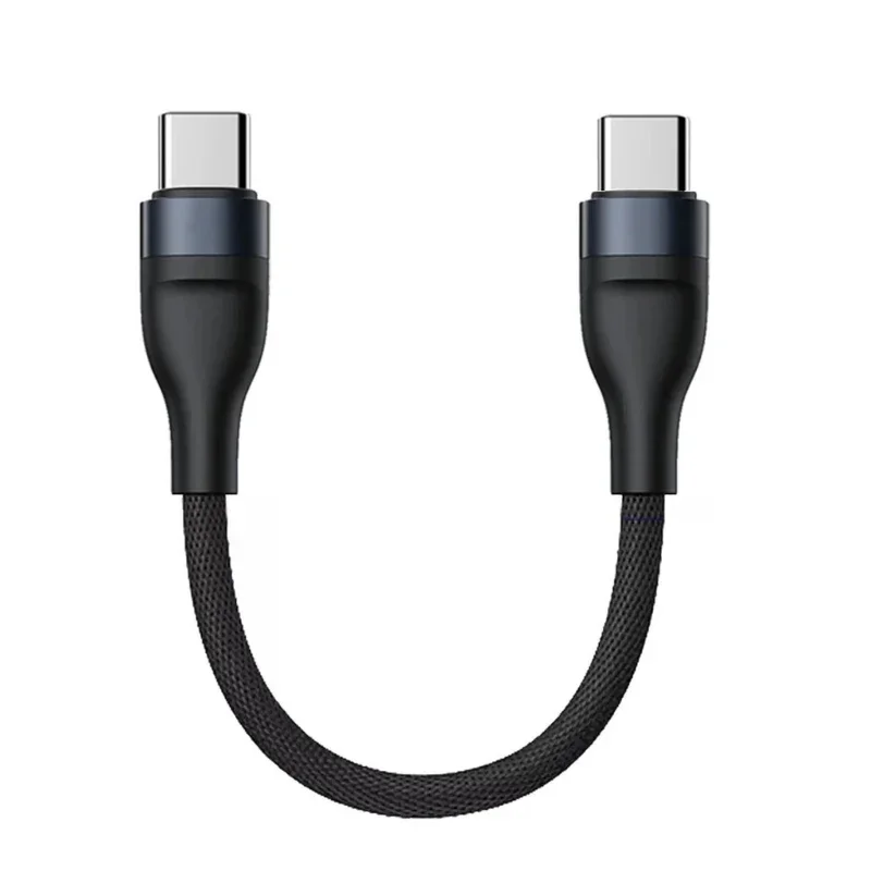 ตัวเลือกสินค้า สายชาร์จ USB-C 2 เส้น ชาร์จเร็ว 2 เท่า สายสั้นพกพาสะดวก