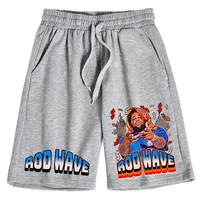 2024 New Men Summer Cotton Rod Wave Rap Singer Brand Shorts Hip Hop Music Pants Cotton Trousers Man Woman Pants 1