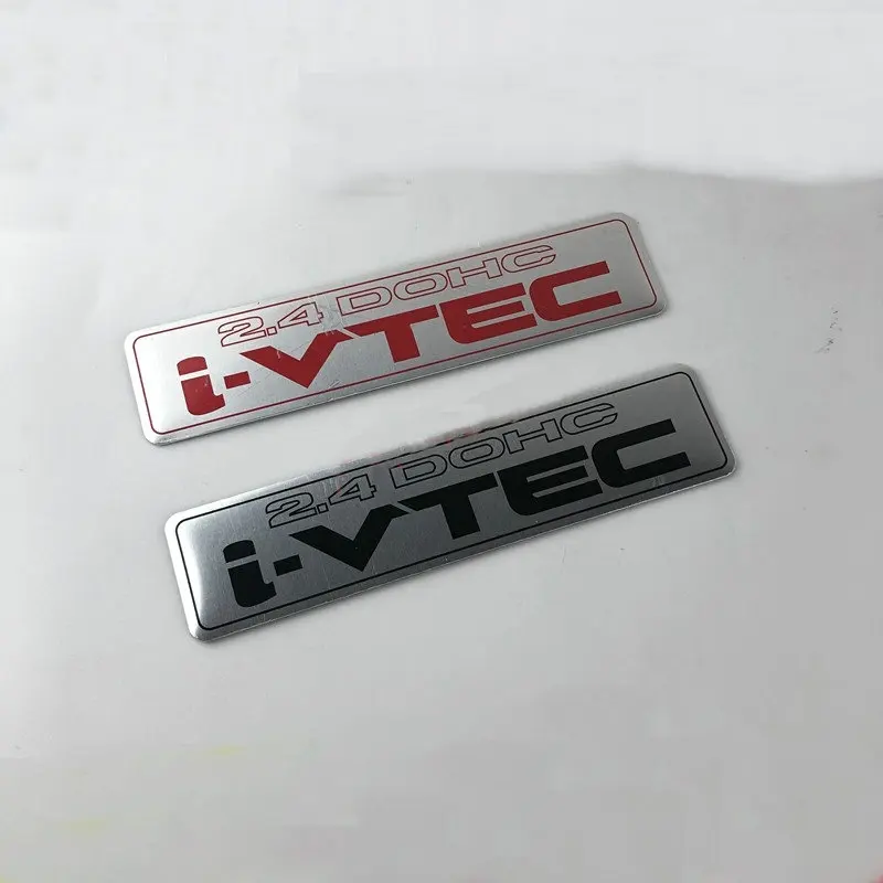 Car Sticker Car Stickers Car Body Stickers Apply to Accord Crosstour Odyssey 2.4 Metal Label Engine Cover Decorative Sequins Metal Sticker 17121-R42-ZB