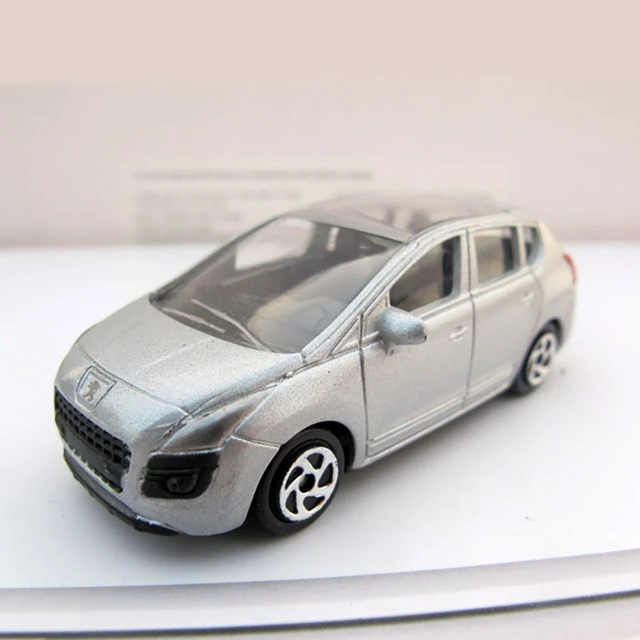 Diecast 1:64 Scale PEUGEOT 3008 Sedan Alloy Simulation Car Delicacy  Miniature Model Static Collectible Toy Holiday Gift