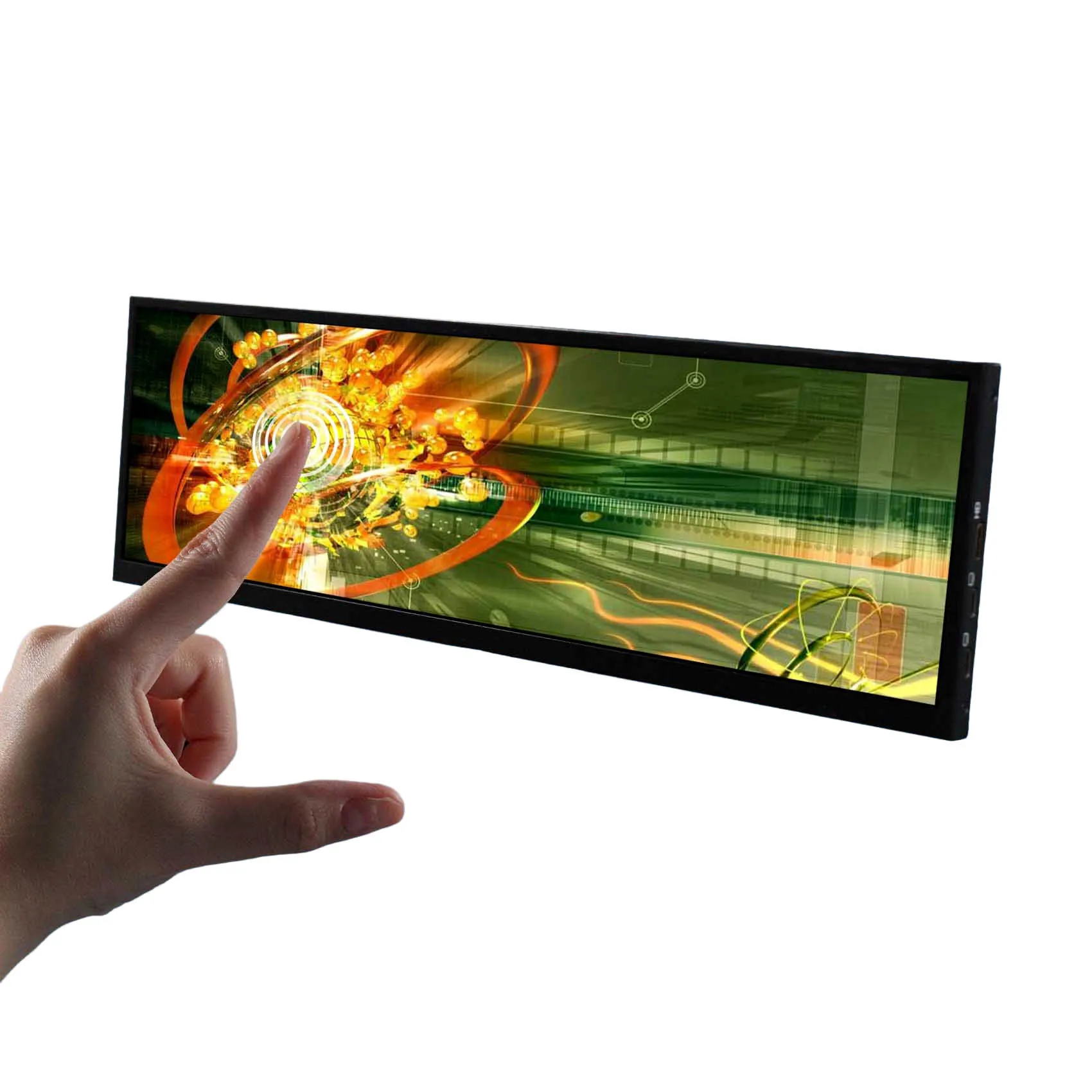 

14.5" 2560x720 2K IPS Touch LCD Monitor ,Type C HDMI Video Input ,Metal Shell