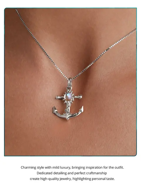 s925 Anchor Mantel Necklace（セット） s925 Anchor Mantel