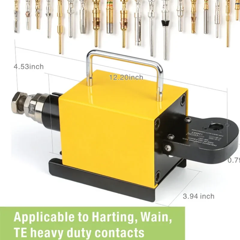 New 220v AM-0682 Pneumatic Aviation Terminal Four-core Coaxial Crimping Machine
