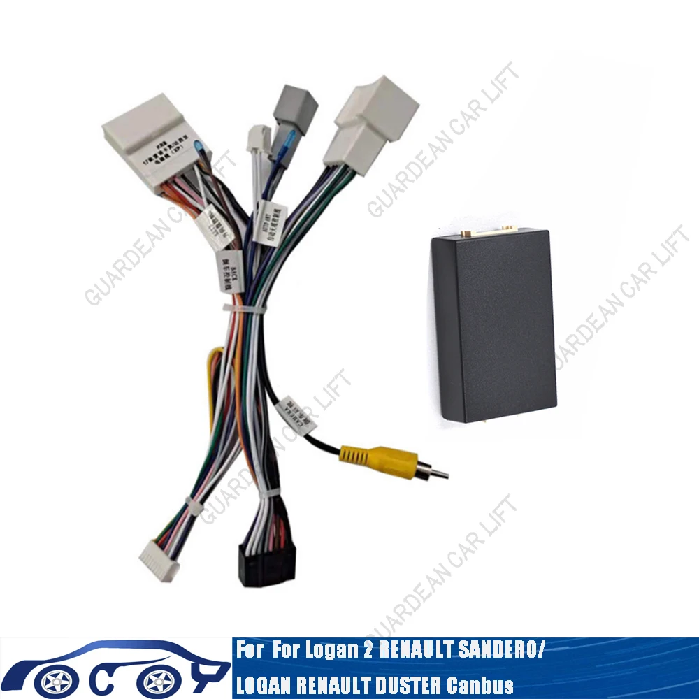 16-контактный автомобильный шнур электропроводки для Logan 2 RENAULT SANDERO/ LOGAN RENAULT DUSTER Canbus адаптер 16-контактный автомобильный шнур электропроводки для Logan 2 RENAULT SANDERO/ LOGAN RENAULT DUSTER Canbus адаптер
