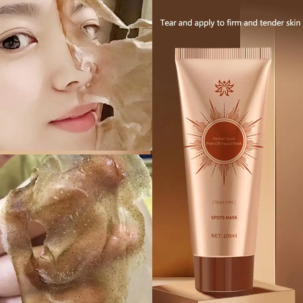 Description Picture 2 of itemPack of 2 Spots Blemish Clearing Peel Off Mask Anti-Blemish Freckle Glowing Mask Tear-Off Face Mask Moisturizing Pore Tightening