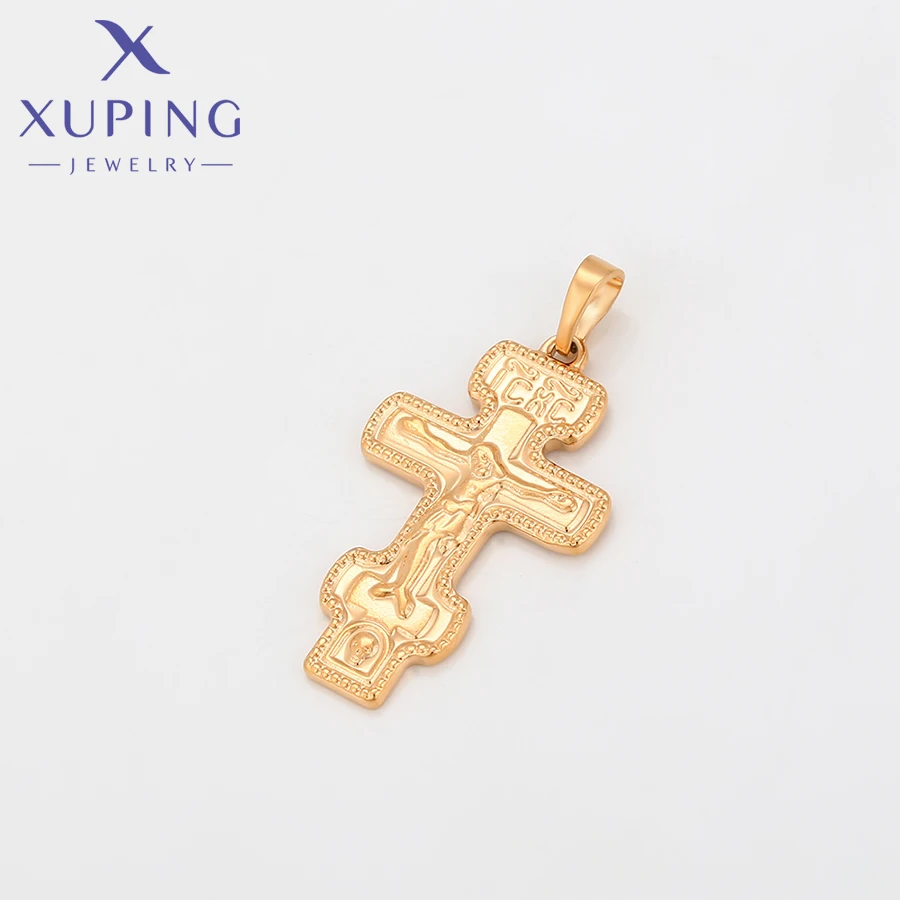 アクセサリー Cross motif design charm necklace 898aeb6e-0256-484b-8eea-