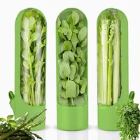 1/2/3Pcs Vegetable Preserving Bottle Herbal Preserving Herb Storage Bottle Home Kitchen Gadget Fresh for Storing Kitchen Supply 1