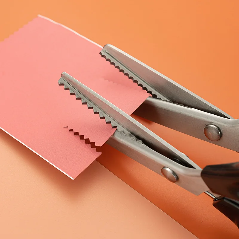 Stainless Steel Pinking Shears Comfort Grip Handled Professional Crafts Dressmaking Zig Zag Cut Scissors Sewing Scissors Fabric sewing scissors craft scissors tailor scissors